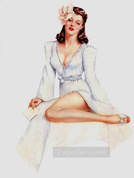 nd0423GD realistic from photos women nude pin up Oil Paintings